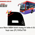 Thaco New Mobihome Kính trang trí trên, 6 lỗ loại cao (P)