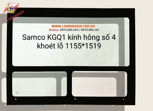 Samco KGQ1 Kính Hông Số 4 (Khoét Lỗ)