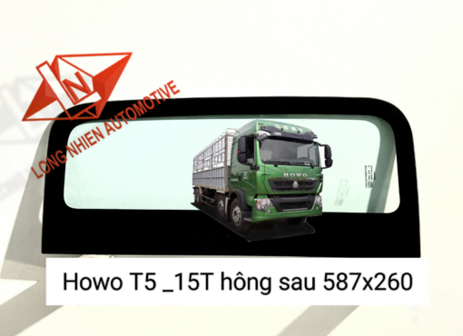 Howo T5-15T Kính Hông Sau