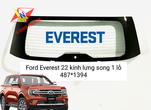 Ford Everest 2022 Kính Lưng Song, 1 Lỗ