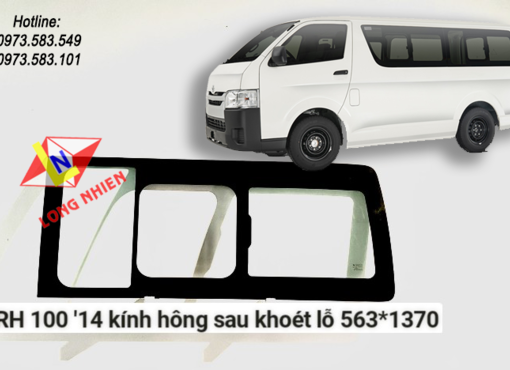 Toyota Hiace RH 100 2014 Kính Hông Sau (Khoét Lỗ)