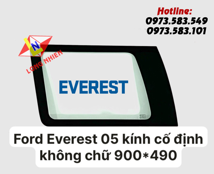 Ford Everest 2005 Kính Cố Định (Không Chữ)