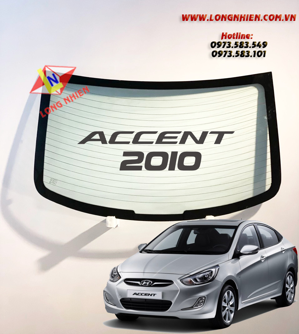 Hyundai Accent 2010 Kính Lưng