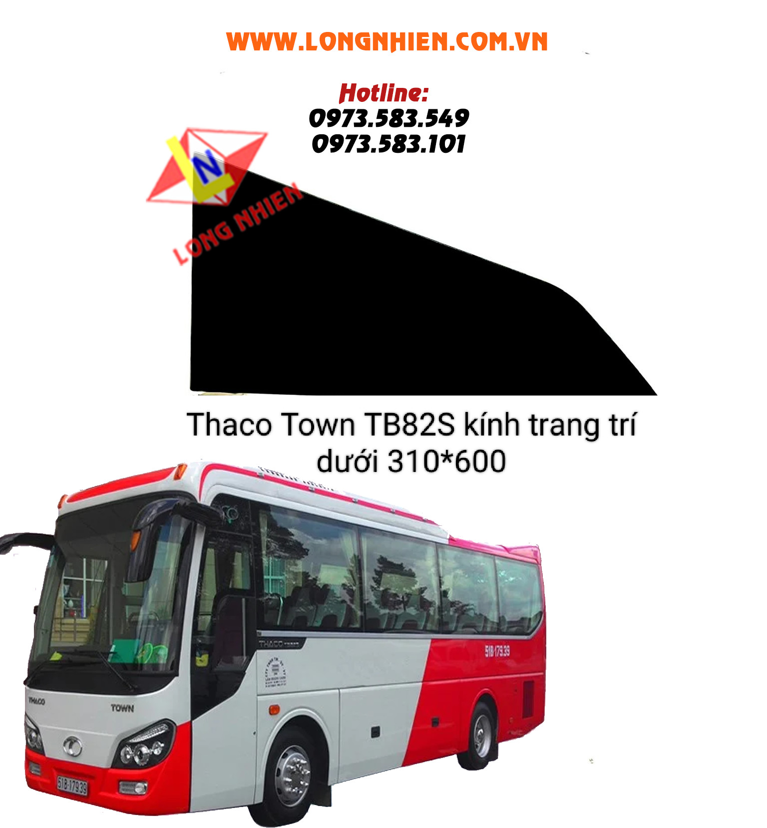 Thaco Town TB82S Kính Trang Trí Dưới