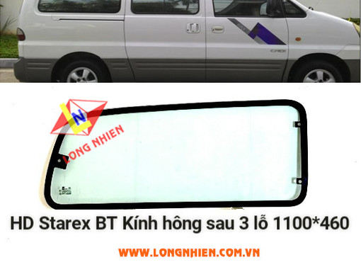 Hyundai Starex BT Kính Hông Sau (3 Lỗ)