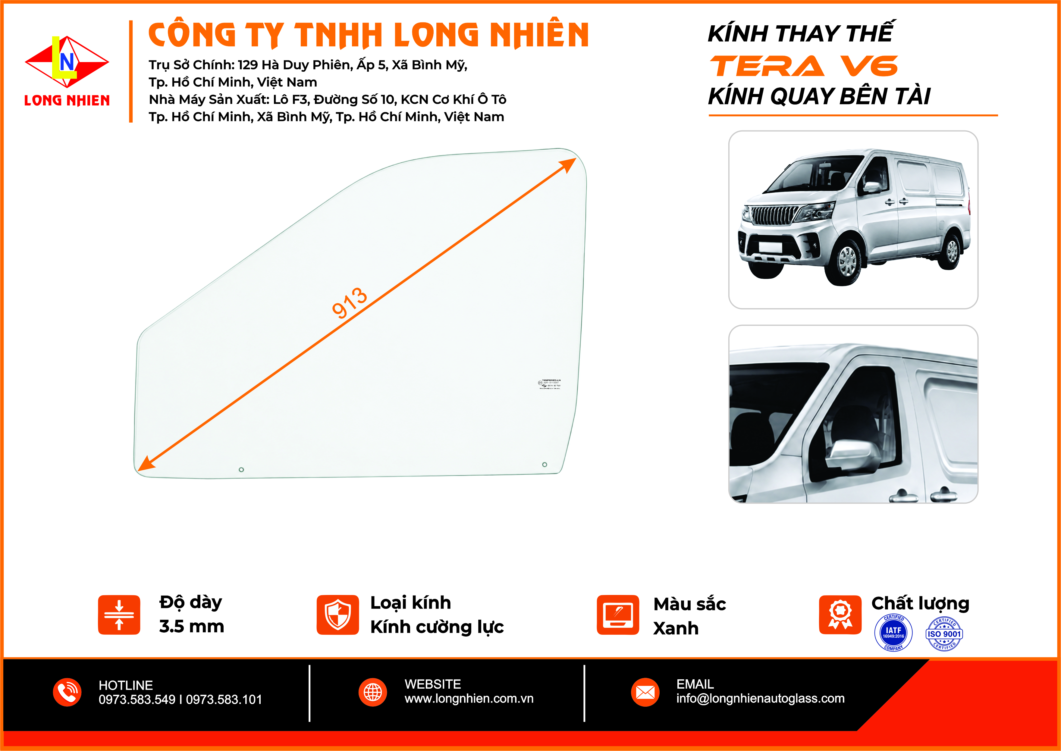 Teraco - Tera V6 Kính quay 2 lỗ (T)