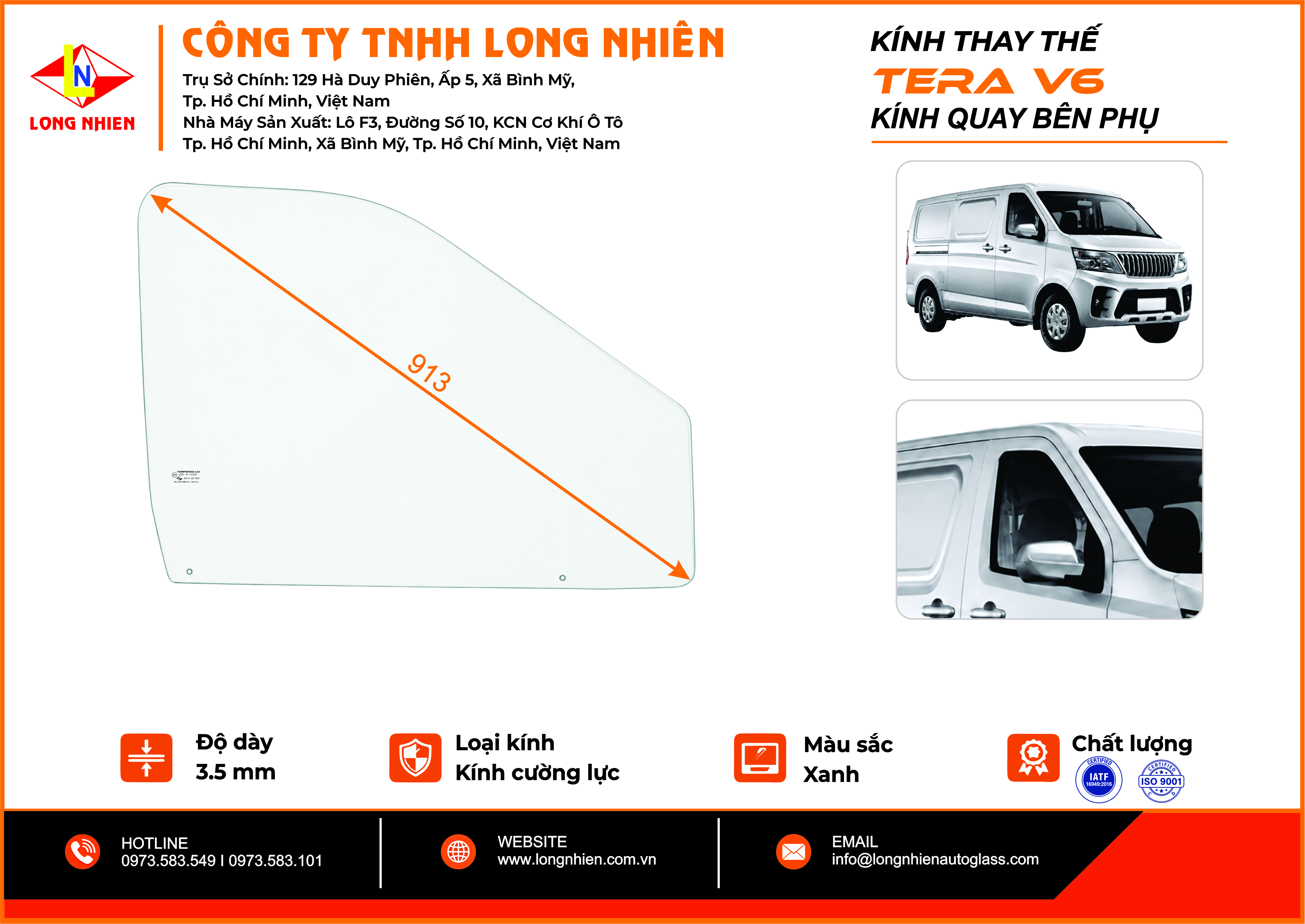 Teraco - Tera V6 Kính quay 2 lỗ (P)